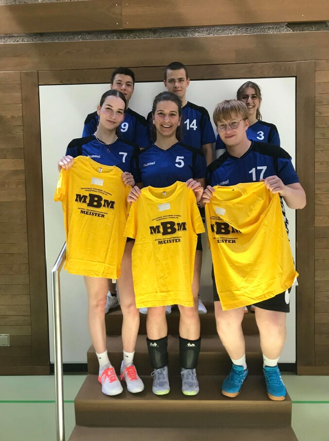 Volley Mixed-Team gewinnt Berufs- und Mittelschulmeisterschaft (!)