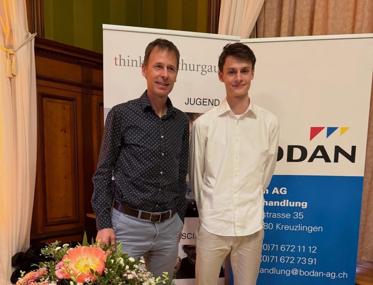Maturapreis der TNG für Johannes Stölzle vergr&ouml;ssert