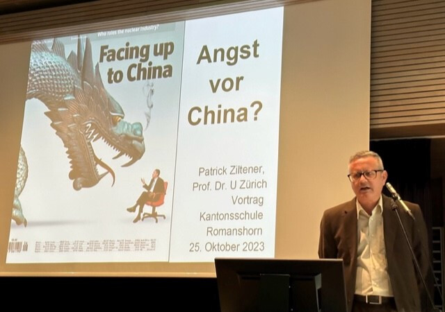 Angst vor China? - Die Vorlesung von Prof. Dr. Patrick Ziltener