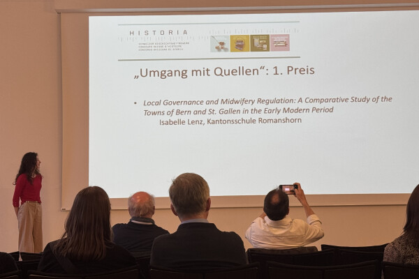 Doppelte Auszeichnung für Geschichts-Maturaarbeit